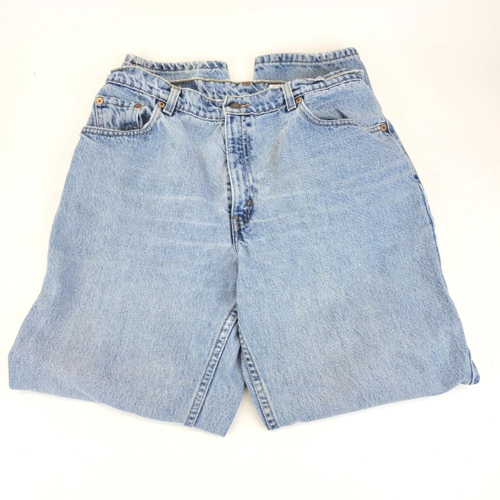 Levis 550 Relaxed Fit Tapered Leg Womens Vintage Jeans Junior 13 M Jr Red Tab